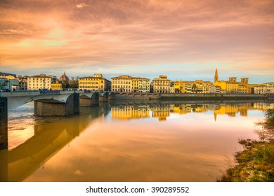 Panorama view at sunrise, Florence, Italy