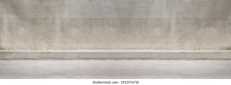 Panorama walkways and cement walls background for design in your work.
