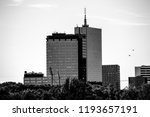 panorama of Warsaw with the Intraco skyscraper, Warsaw, Poland