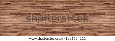 panorama wood wall texture , wooden background ,Beautiful Abstract , brick Texture Banner With Space For Text 商業照片 © 