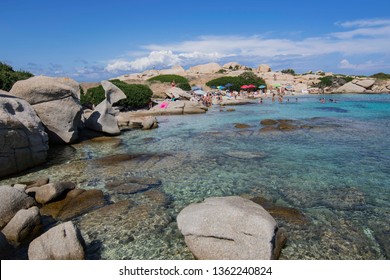Panorama of the Zia Culumba beach in Sardinia