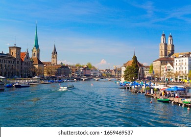 Panorama of Zurich City, Switzerland - Shutterstock ID 1659469537