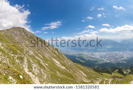 Similar – Image, Stock Photo alpine panorama