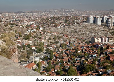 Panoramic Ankara View From Ankara Castle, Turkey