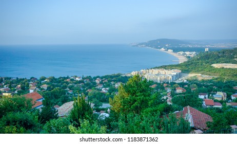Panoramic beach view
