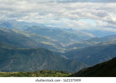 Panoramic Of The Chicamocha River Canyon