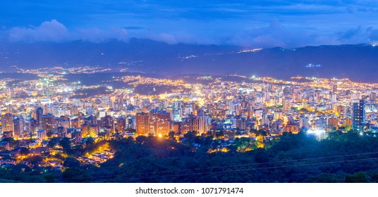 Panoramic City Of Bucaramanga Colombia