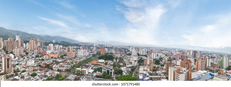 Panoramic City Of Bucaramanga Colombia