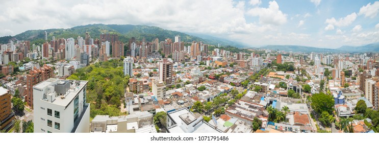 Panoramic City Of Bucaramanga Colombia