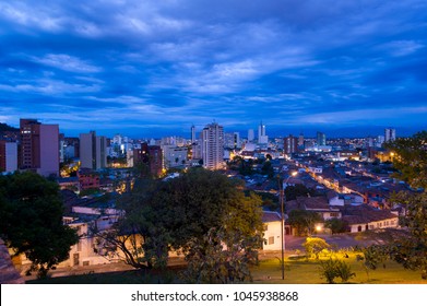 Panoramic of the City Cali, Santiago de Cali, Valle del Cauca, Colombia
