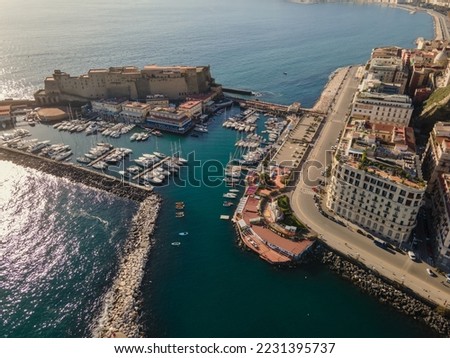 Similar – Image, Stock Photo Panoramic view over Amalfi