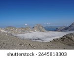 Panoramic Glacier view from Pointe de la Plaine Morte - Switzerland	
