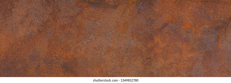 Panoramic grunge rusted metal texture  rust   oxidized metal background  Old metal iron panel  High resolution quality 