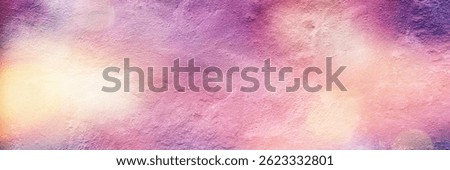 Panoramic image. Abstract background of multicolored painted wall