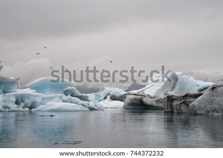 Similar – Eisberge im Jökulsarlón