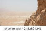 Panoramic of the Judean Desert and Masada