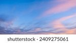 Panoramic landscape of bright red orange sunrise sunset as texture background as template, page or web banner