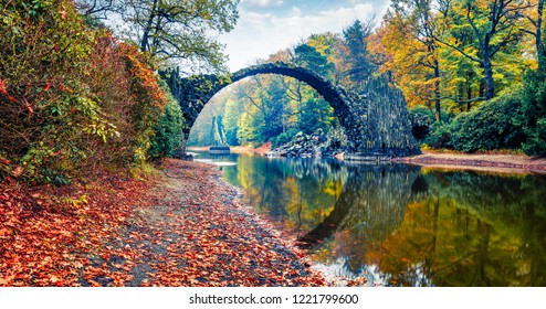 Panoramic Morning Scene Azalea Rhododendron Park Stock Photo 1221799600 ...