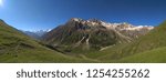 Panoramic mountain landscape