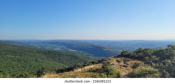 Panoramic Mountain View In The Southern Berkshires, Massachusetts