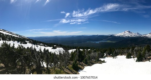 Panoramic mountains view