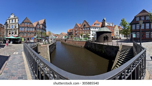 Panoramic Photo Of The Old Town In Stade