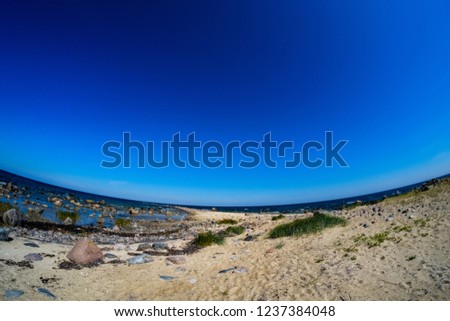 Strand an der polnischen Ostseeküste