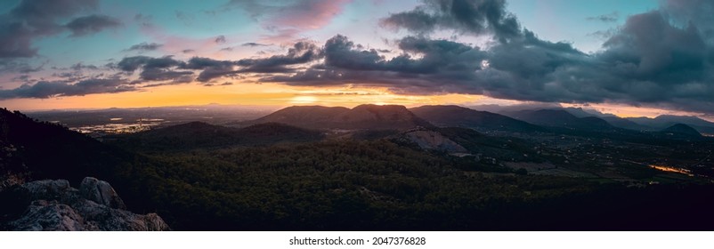 Panoramic Shoot Taken From Puig Sant Martí 