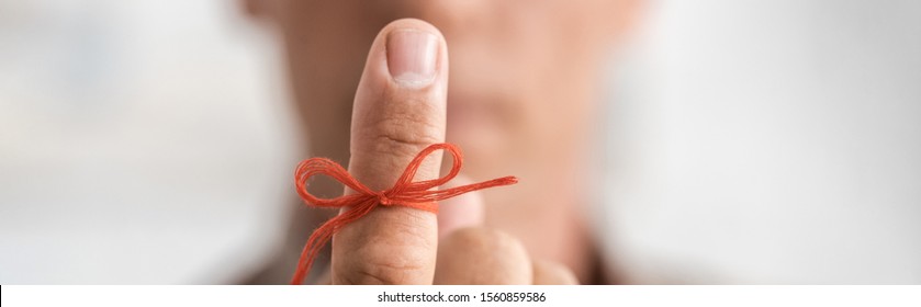 panoramic shot of Alzheimers Disease String Finger Reminder