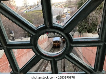 Panoramic Sight Of Budapest Funicular