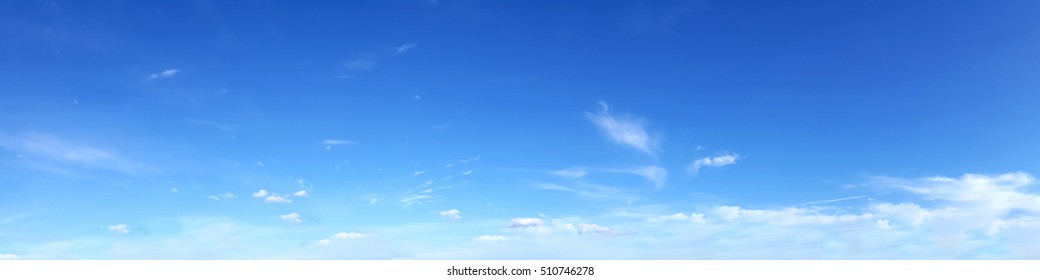 Panoramic sky on a sunny day. - Shutterstock ID 510746278