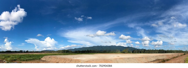 Panoramic sky view