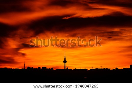 Similar – Berlin Sundown Sunset