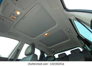 Panoramic Sunroof In A Passenger Car