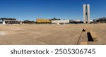 panoramic of Three Powers square with government headquarters in Brasilia, Brazil