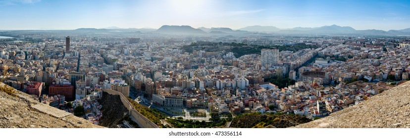 Panoramic View Of Alicante City, Spain