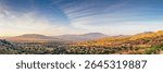 Panoramic View of Arabella and Blue Mountain deep in the Davis Mountains - Fort Davis West Texas
