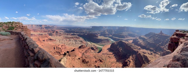 Panoramic View Of Arches National Park In Doab Utah