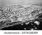 PANORAMIC VIEW OF THE BAJADA BALTA, MIRAFLORES 1970