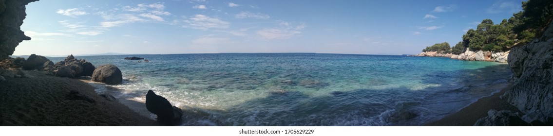 panoramic view from the beach