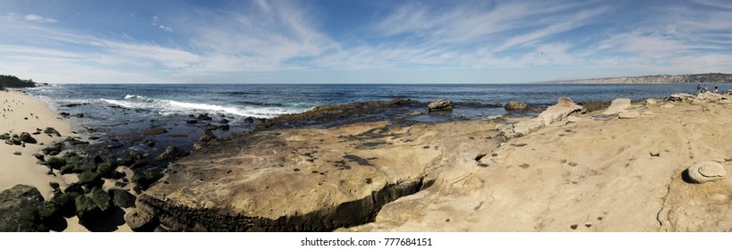 Panoramic view of the beach