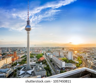 Panoramic View At The Berlin City Center