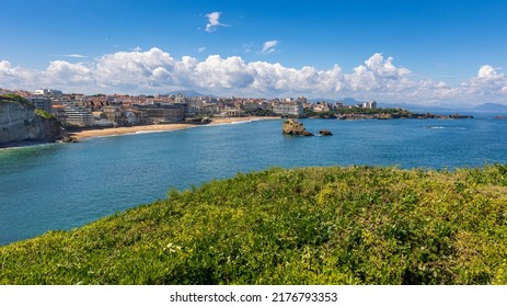 Panoramic View Of Biarritz From The Lighthouse, French Basque Country