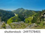 panoramic view of the Black Hills in South Dakota