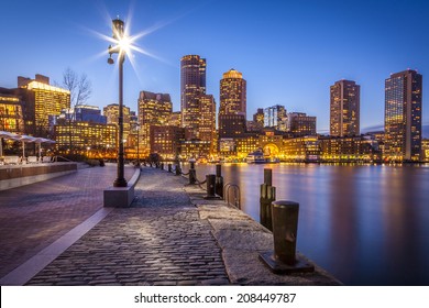 Panoramic View Boston Massachusetts Usa Showcasing Stock Photo ...