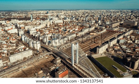 Panoramic view of Bucharest.