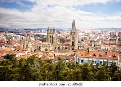 Panoramic View Of Burgos (Spain)