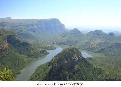 Panoramic View Called Gods Window Blyde Stock Photo 1027310293 ...