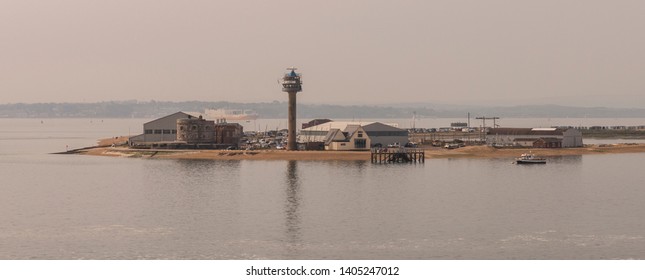 Panoramic View Of Calshot Spit