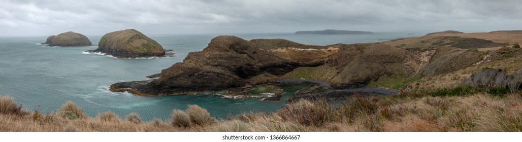 Panoramic View Of Cape Grim In Far North Western Tasmania, Australia